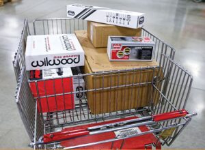 Cart of returned performance parts shows no retailer is immune from product returns.